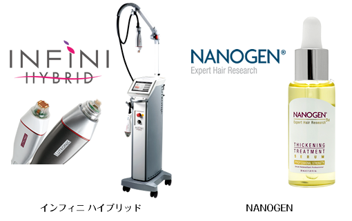 インフィニMFRとNANOGEN機器写真